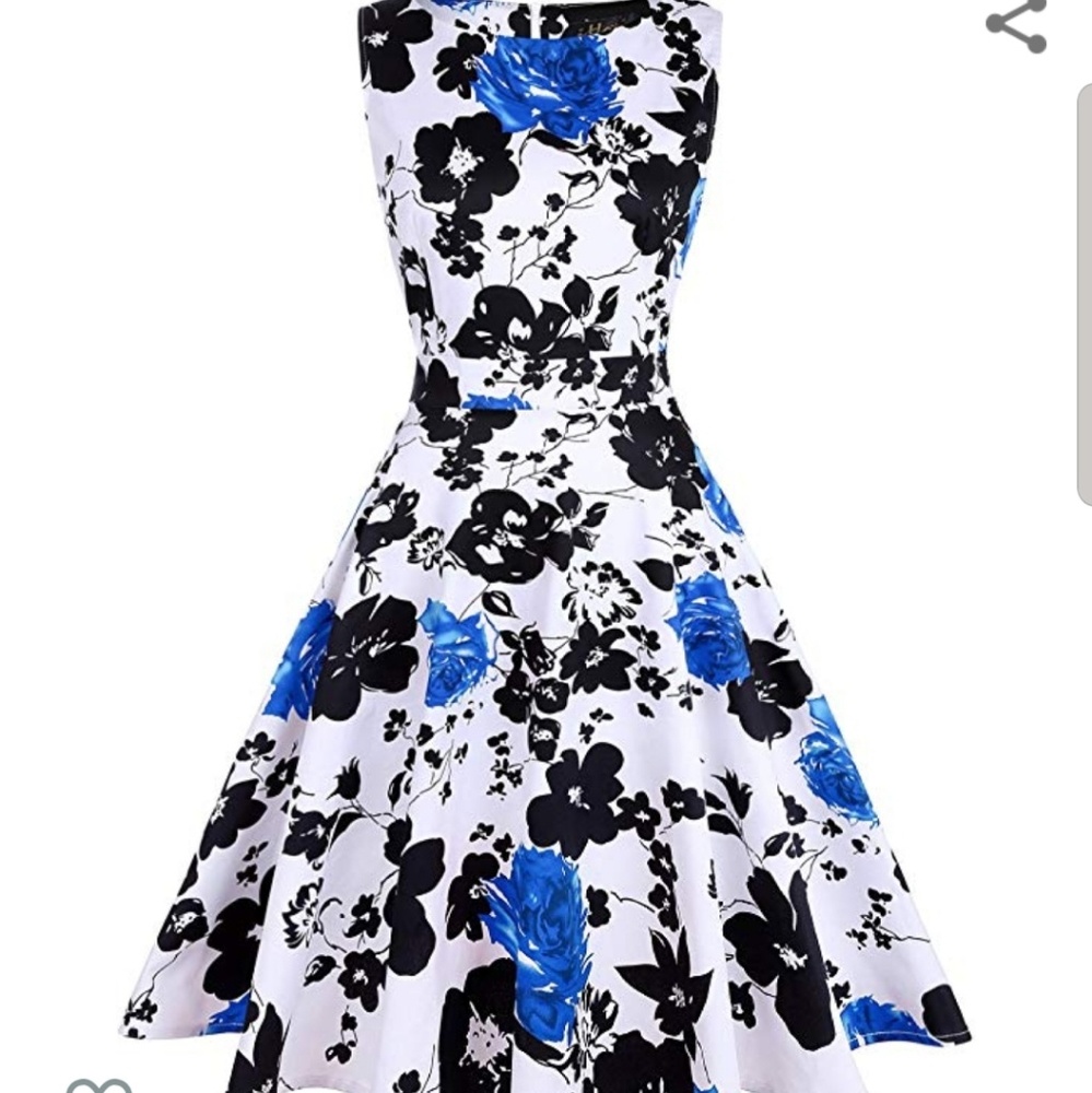 Vintage tea length dress